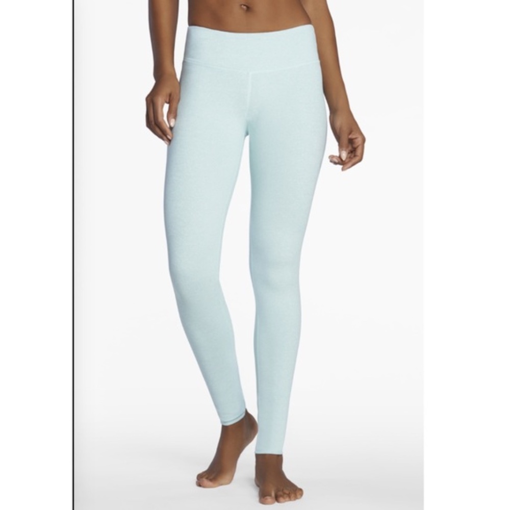 Fabletics Aqua and White Salar Leggings